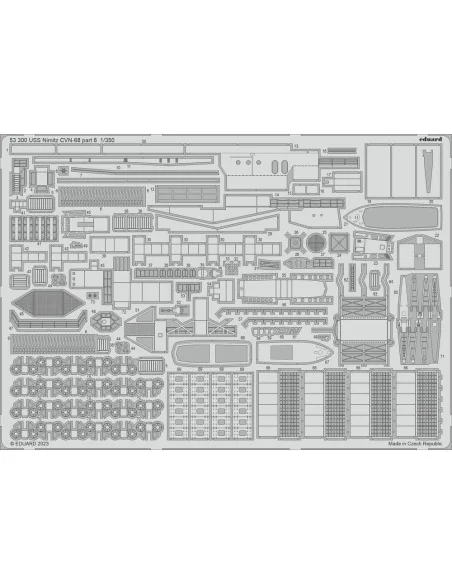 USS Nimitz CVN-68 part 6, 1/350 - Eduard Accessories 53300