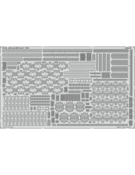 [NO_DESC] USS Iowa BB-61 part 1, 1/350 - Eduard Accessories 53302