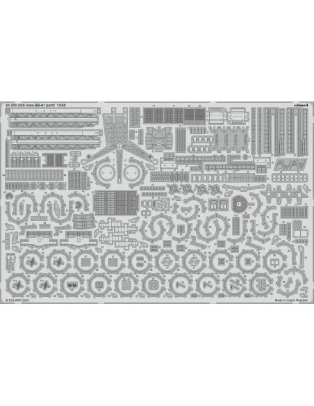 USS Iowa BB-61 part 2, 1/350 - Eduard Accessories 53303