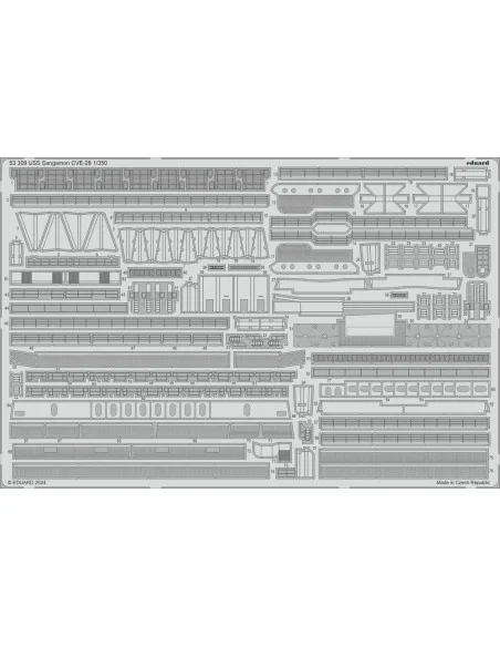 [NO_DESC] USS Sangamon CVE-26 TRUMPETER, 1/350 - Eduard Accessories...
