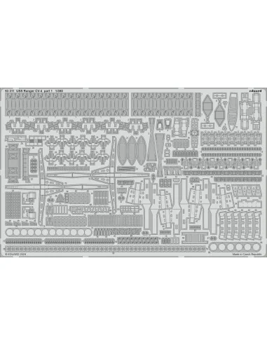 USS Ranger CV-4 part 1, 1/350 - Eduard Accessories 53311