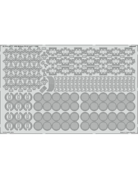 [NO_DESC] USS Midway CV-41 part 1, 1/350 - Eduard Accessories 53314