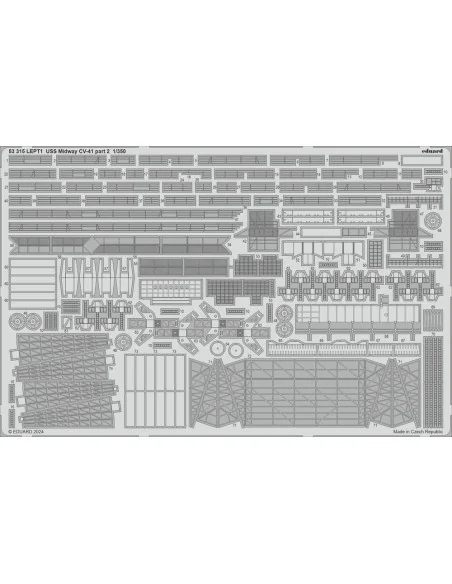 USS Midway CV-41 part 2 0 TRUMPETER, 1/350 - Eduard Accessories 53315
