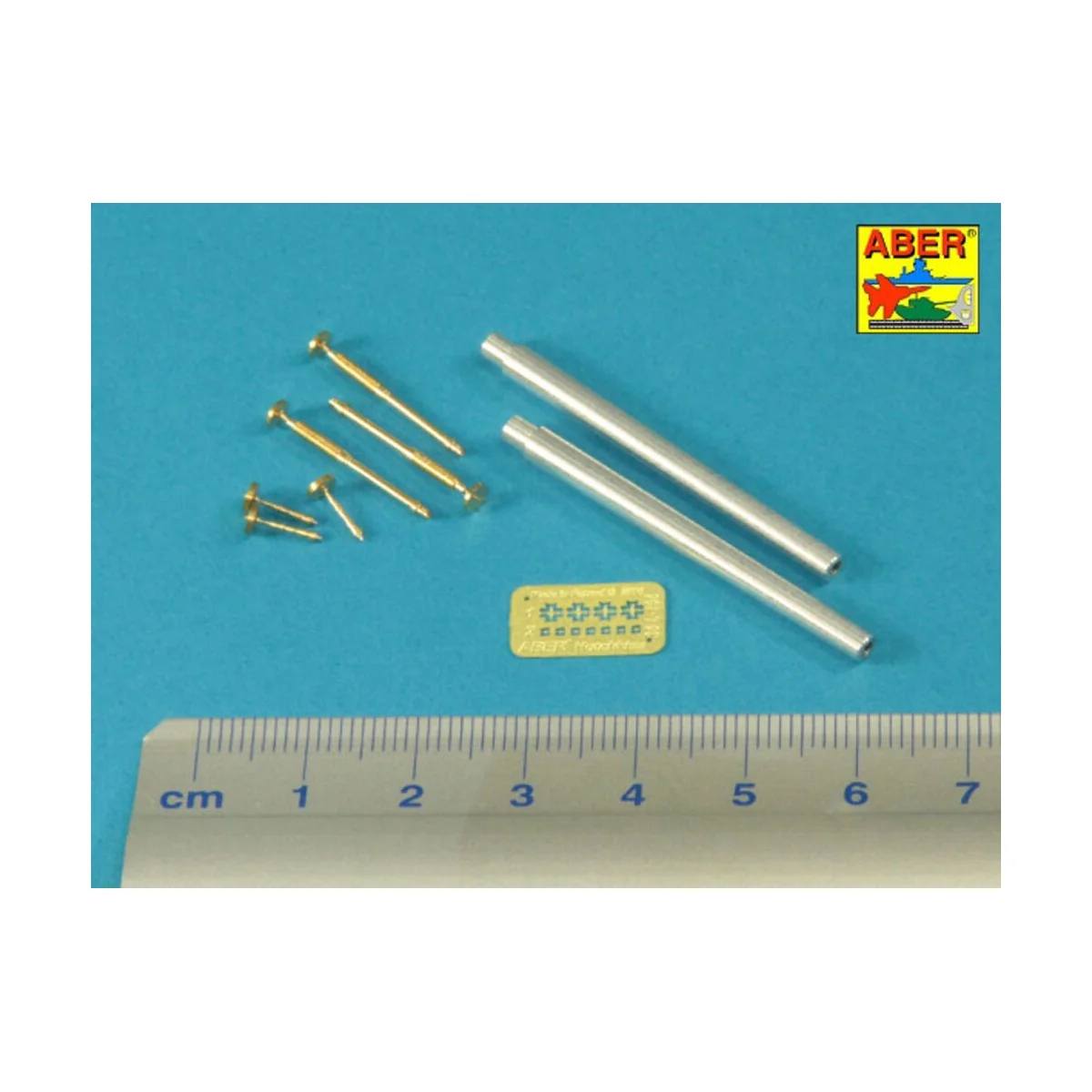 Barrels for British WWI Tank Mk.I Male - 6 pdr. gun x 2 & 8mm Hotch...