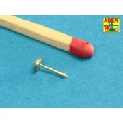 Barrels for British WWI Tank Mk.I Male - 6 pdr. gun x 2 & 8mm Hotch...