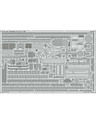 USS Midway CV-41 part 3 0, 1/350 - Eduard Accessories 53316