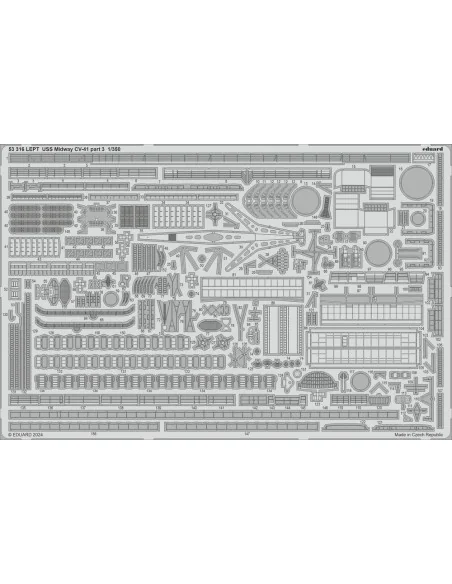 USS Midway CV-41 part 3 0, 1/350 - Eduard Accessories 53316