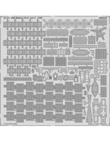 USS Midway CV-41 part 4 TRUMPETER, 1/350 - Eduard Accessories 53317