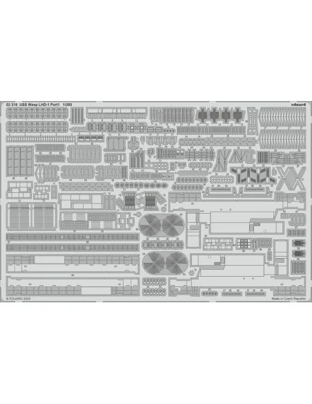 [NO_DESC] USS Wasp LHD-1 part 1 TRUMPETER, 1/350 - Eduard Accessori...