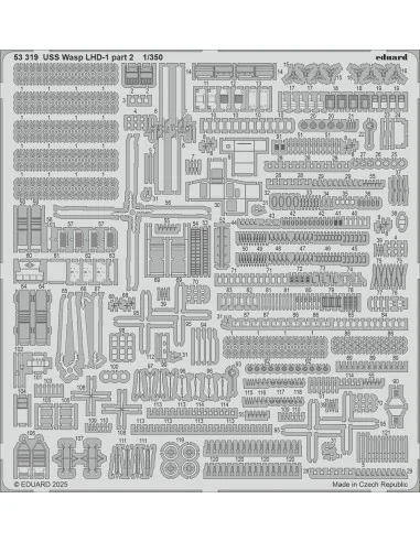 USS Wasp LHD-1 part 2 TRUMPETER, 1/350 - Eduard Accessories 53319