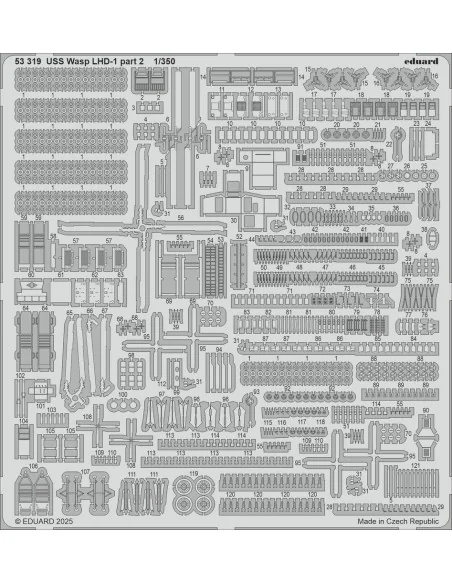 [NO_DESC] USS Wasp LHD-1 part 2 TRUMPETER, 1/350 - Eduard Accessori...