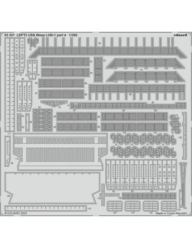 USS Wasp LHD-1 part 4 TRUMPETER, 1/350 - Eduard Accessories 53321