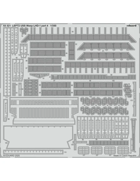 USS Wasp LHD-1 part 4 TRUMPETER, 1/350 - Eduard Accessories 53321