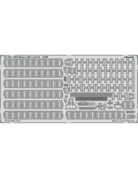 USS Wasp LHD-1 part 5 TRUMPETER, 1/350 - Eduard Accessories 53322