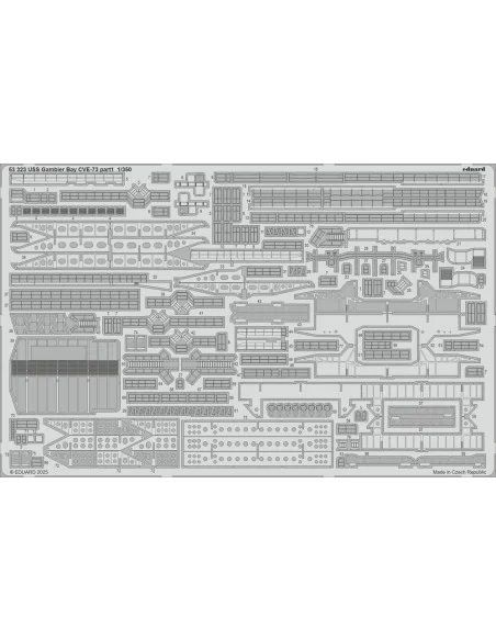USS Gambier Bay CVE-73 part 1 HASEGAWA, 1/350 - Eduard Accessories ...
