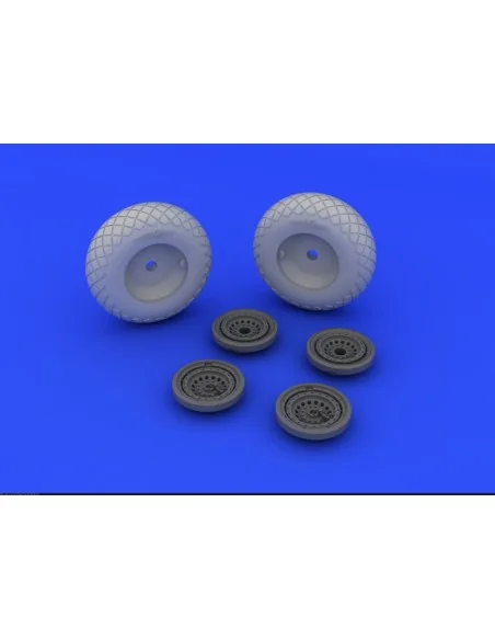 B-17G wheels, 1/72 - Eduard Accessories 672011
