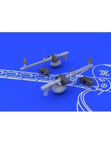 MG 15 guns, 1/72 - Eduard Accessories 672017