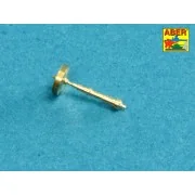 Barrels for British WWI Tank Mk.I Male - 6 pdr. gun x 2 & 8mm Hotch...