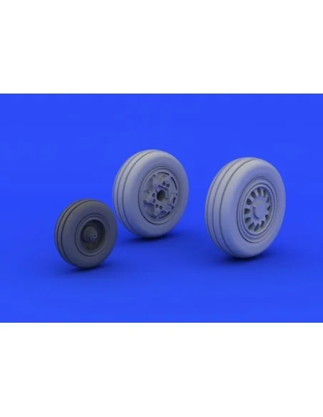 F-16CJ Block 50 wheels for Tamiya, 1/72 - Eduard Accessories 672040