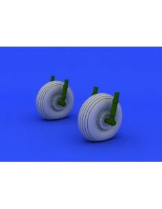 [NO_DESC] C-47 wheels for Airfix, 1/72 - Eduard Accessories 672046