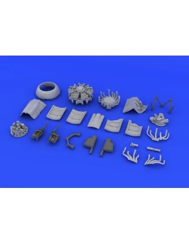 Fw 190A-8 engine& fuselage guns f.Eduard, 1/72 - Eduard Accessories...