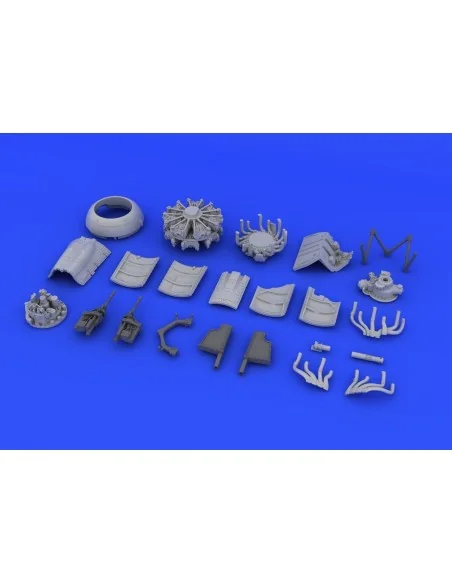 Fw 190A-8 engine& fuselage guns f.Eduard, 1/72 - Eduard Accessories...