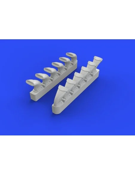 Spitfire exhaust stacks-fishtail f.Eduar, 1/72 - Eduard Accessories...