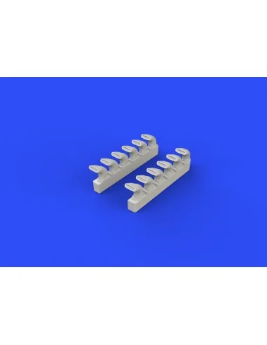 Spitfire exhaust stacks-fishtail f.Eduar, 1/72 - Eduard Accessories...