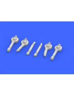 B-17G turbochargers for Airfix, 1/72 - Eduard Accessories 672133 2