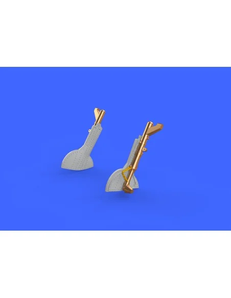 Spitfire Mk.IX legs BRONZE for Eduard, 1/72 - Eduard Accessories 67...