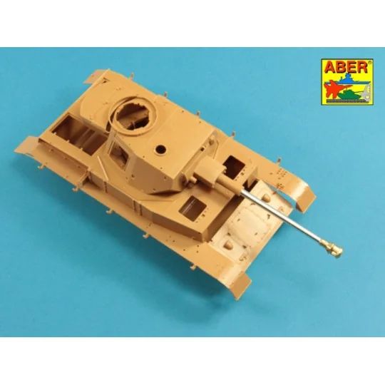 75mm KwK40L/48 barrel with middle model muzzle brake for Germ.Pz.Kp...
