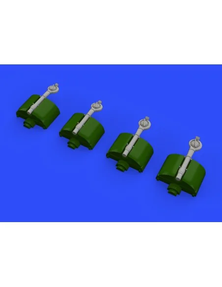 B-24 turbochargers f.Eduard, Hasegawa, 1/72 - Eduard Accessories 67...