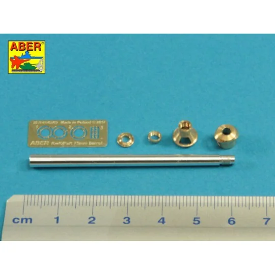 75mm KwK40L/48 barrel with middle model muzzle brake for Germ.Pz.Kp...
