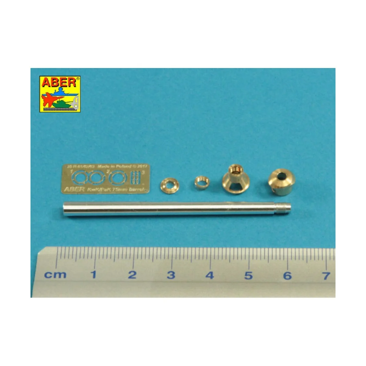 75mm KwK40L/48 barrel with middle model muzzle brake for Germ.Pz.Kp...