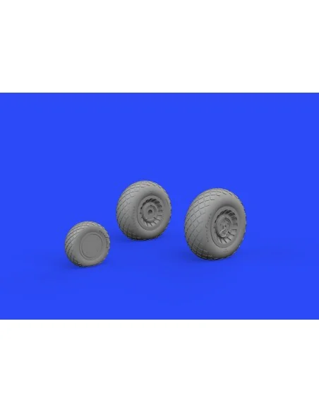 B-25 wheels for Hasegawa, 1/72 - Eduard Accessories 672206