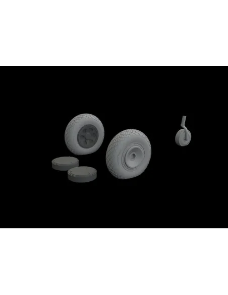 P-47D wheels for Tamiya, 1/72 - Eduard Accessories 672221