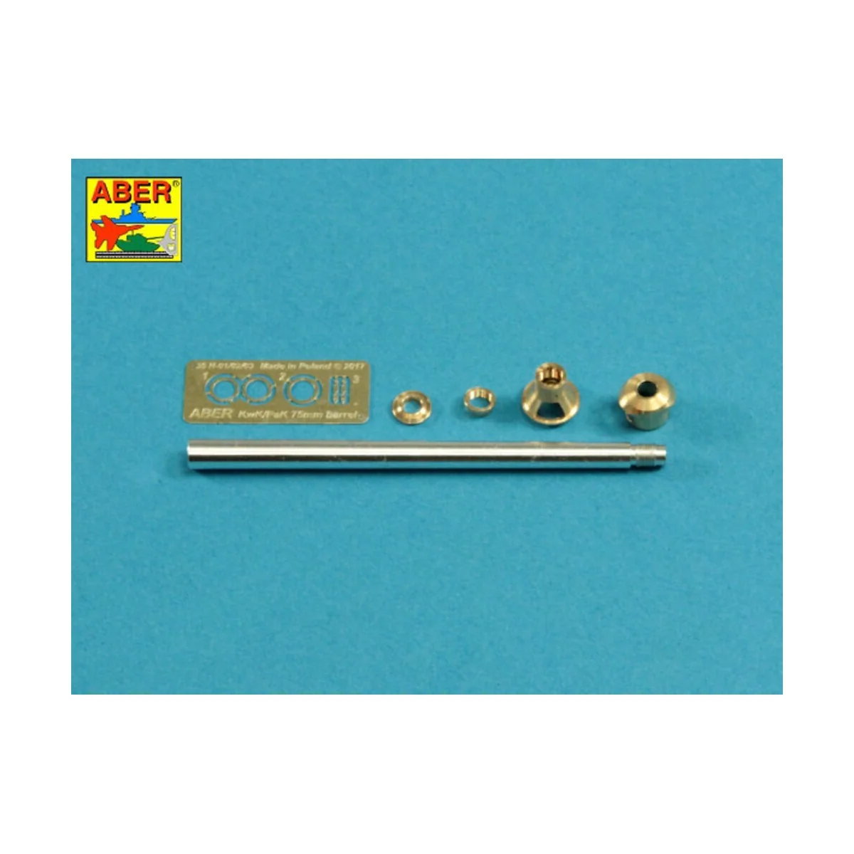 75mm KwK40L/48 barrel with middle model muzzle brake for Germ.Pz.Kp...