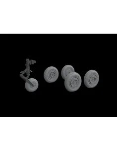 MiG-17 wheels for Airfix, 1/72 - Eduard Accessories 672228