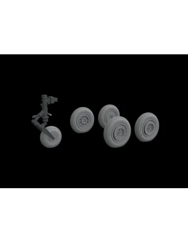 MiG-17 wheels for Airfix, 1/72 - Eduard Accessories 672228