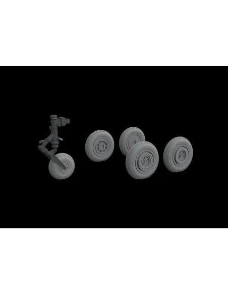 MiG-17 wheels for Airfix, 1/72 - Eduard Accessories 672228