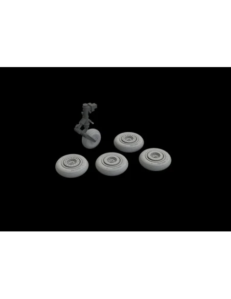 MiG-17 wheels for Airfix, 1/72 - Eduard Accessories 672228