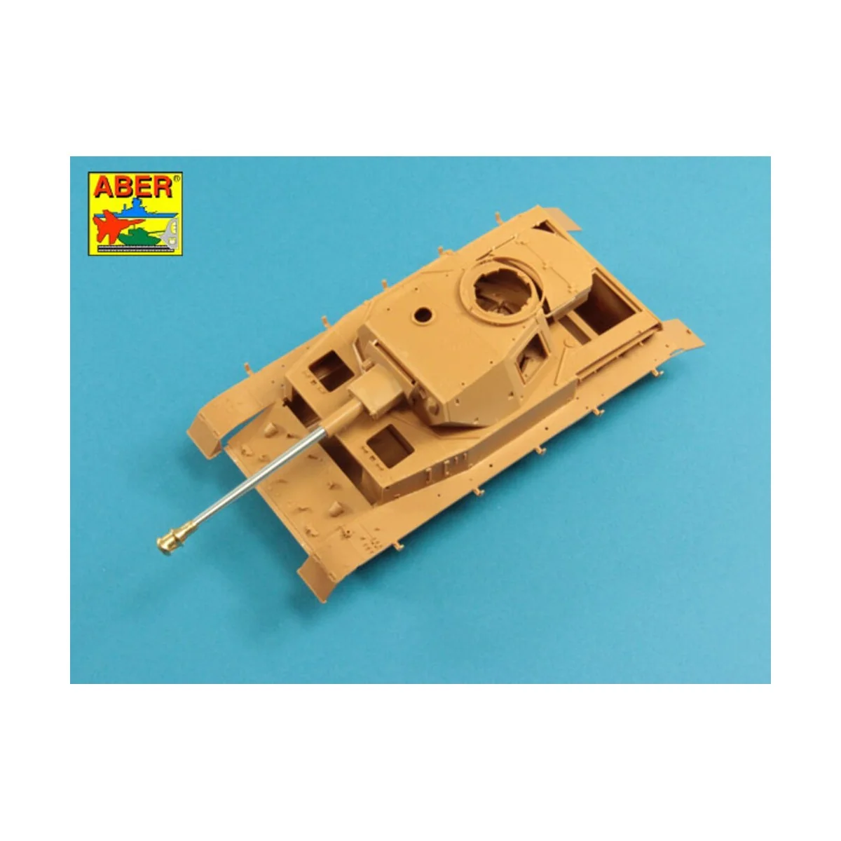 75mm KwK40L/48 barrel with middle model muzzle brake for Germ.Pz.Kp...