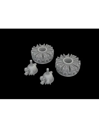 B-26 Marauder engines for Eduard/Hasegawa, 1/72 - Eduard Accessorie...
