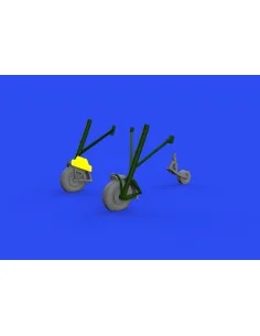 [NO_DESC] Z-37A wheels for Eduard, 1/72 - Eduard Accessories 672247 2