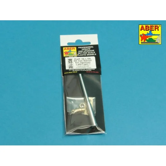 KwK36/L56 88mm barrel for German lateTiger I - Aber Models 35 L-238