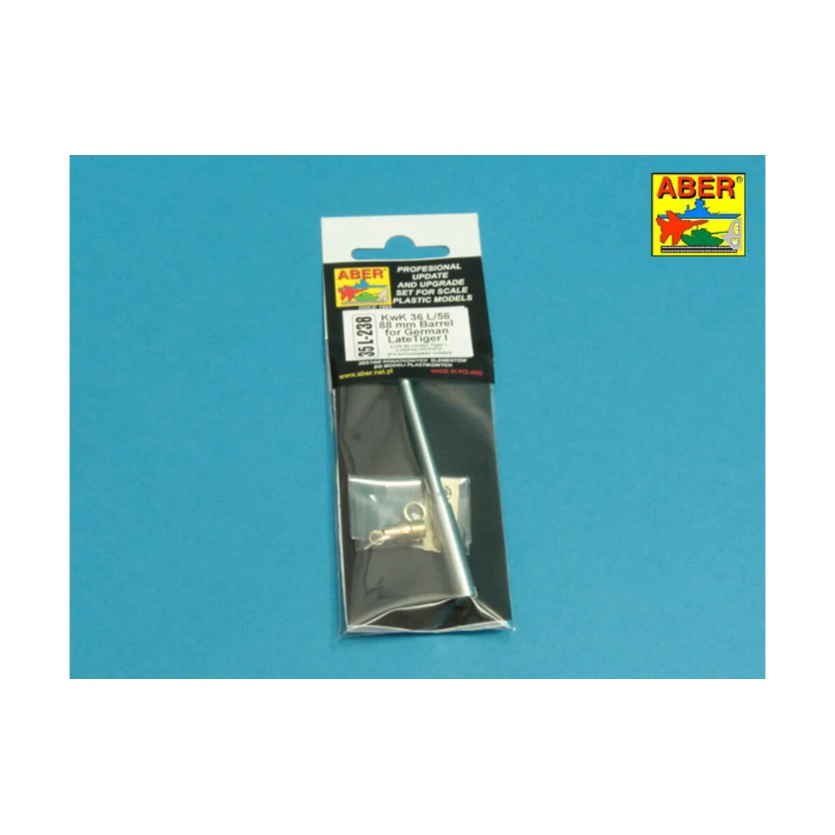 KwK36/L56 88mm barrel for German lateTiger I, 1/35 - Aber Models 35...
