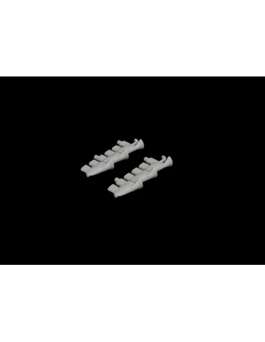 [NO_DESC] Spitfire Mk.Vc exhaust stacks for Airfix, 1/72 - Eduard A...