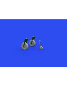 Beaufort Mk.I wheels for Airfix, 1/72 - Eduard Accessories 672251 2
