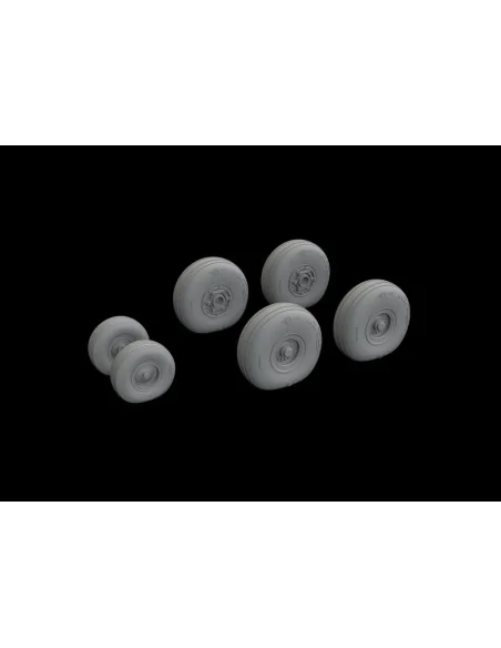 [NO_DESC] C-130 wheels 1/72 for ZVEZDA, 1/72 - Eduard Accessories 6...