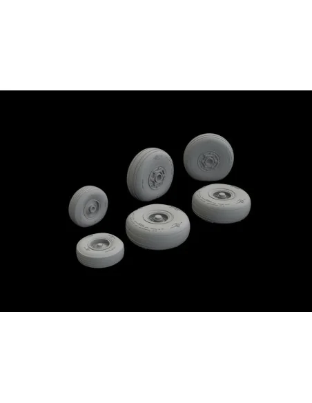 C-130 wheels 1/72 for ZVEZDA, 1/72 - Eduard Accessories 672263